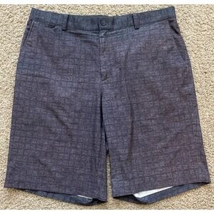 Nike Golf Tour Performance Dri-Fit Lightweight Shorts‎ Mens W36" Gray Patterned